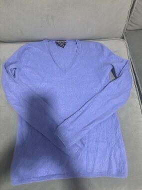 Lord & Taylor V-Neck Sweater - 100% cashmere